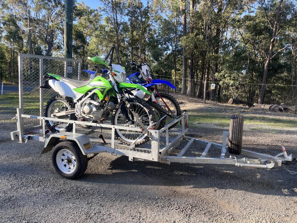 Motorbike Trailer – 3 Bike – Optional Gazebo/Tent Combo (3m x 3m) ATM 750kg